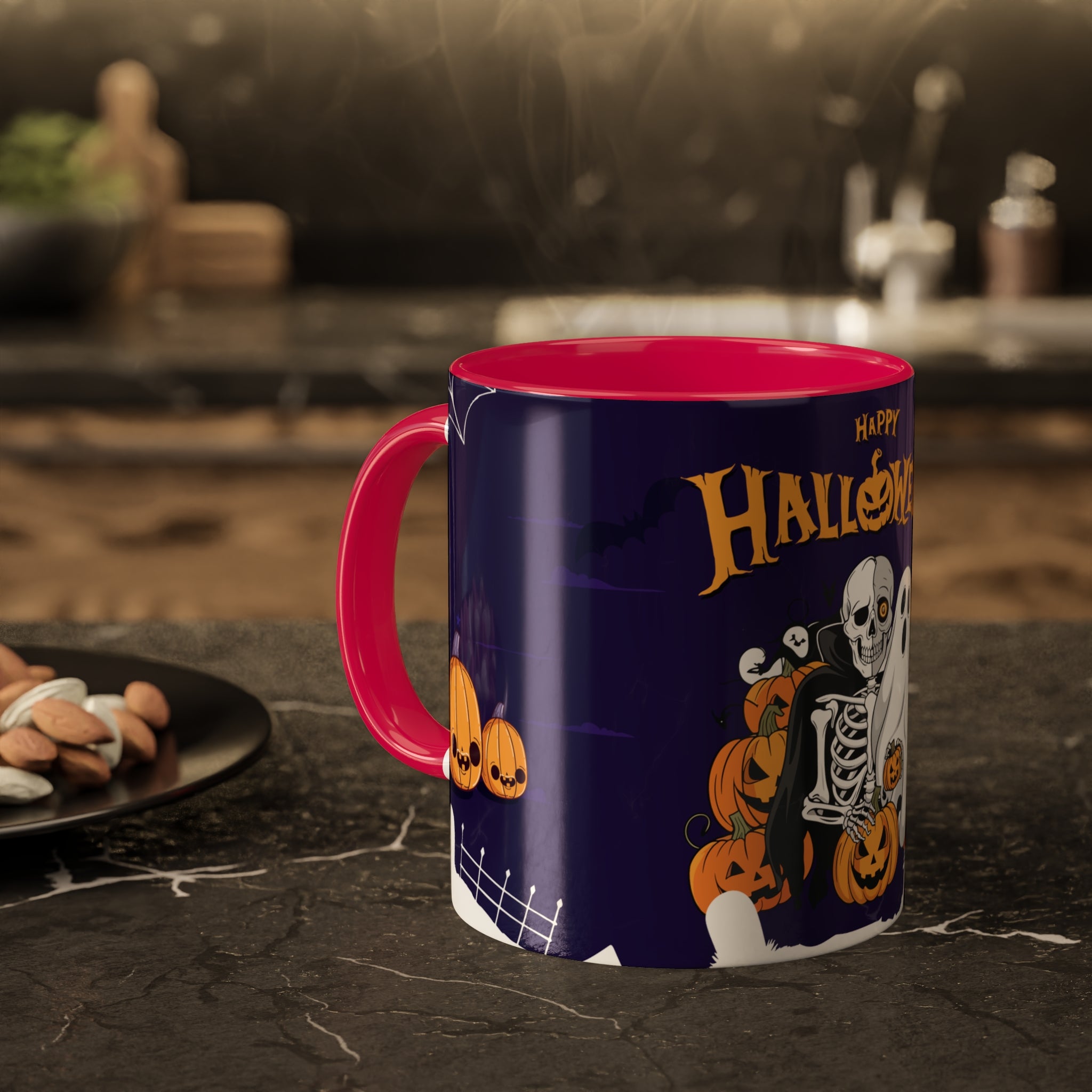 Halloween is Better with Skeleton | Colorful Mugs